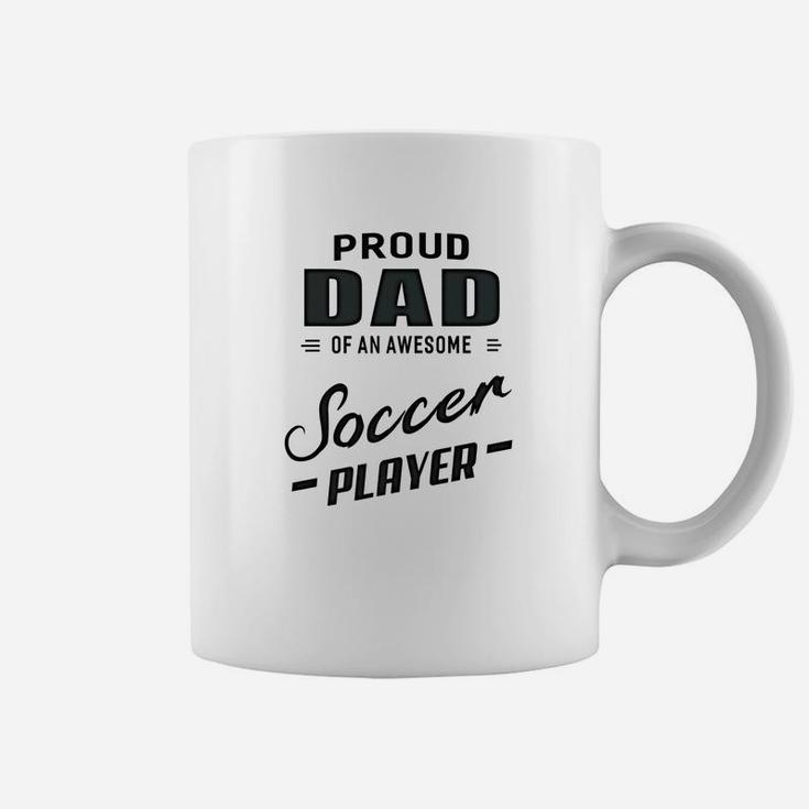 Mens Proud Dad Of An Awesome Water Soccer For Men Coffee Mug