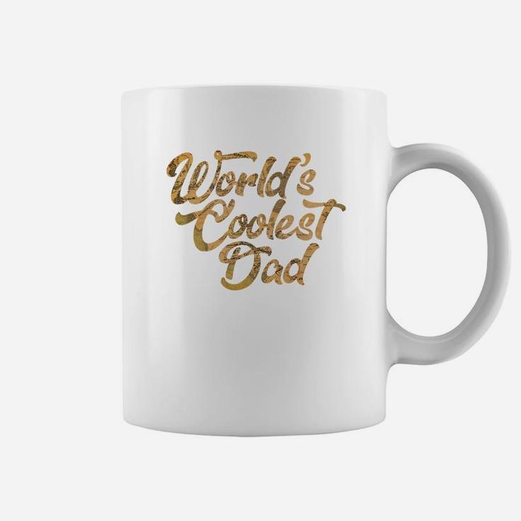 Mens Worlds Coolest Dad Gift Greatest Best Ever Papa Coffee Mug