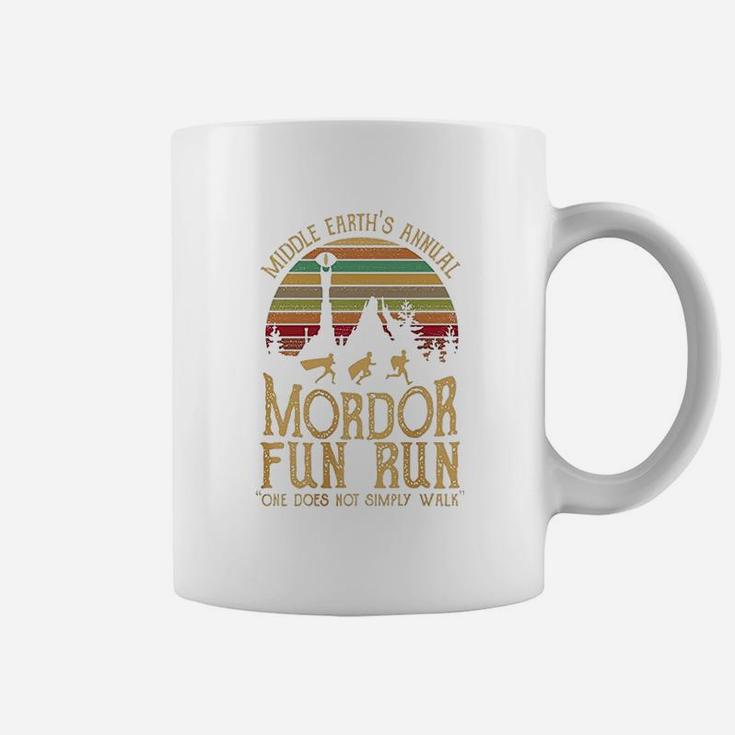 Middle Earth's Annual Mordor Fun Run One Does Not Simply Walk Coffee Mug