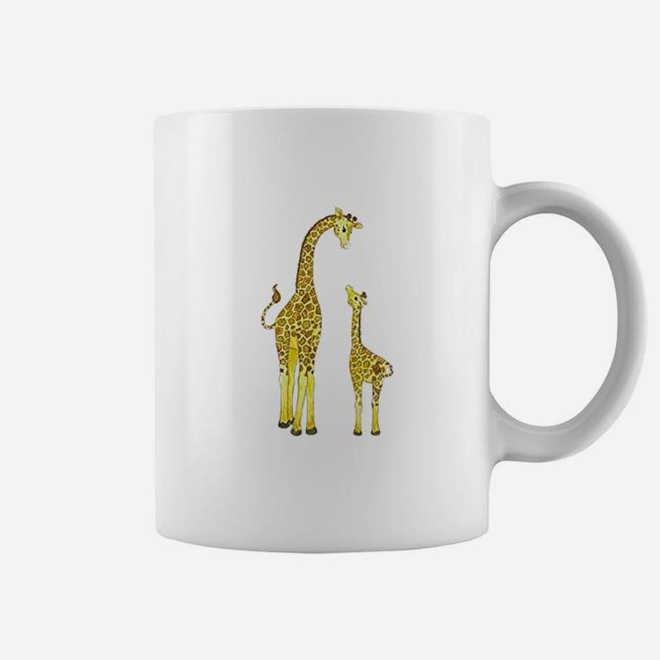 Mom And Baby Giraffe Coffee Mug