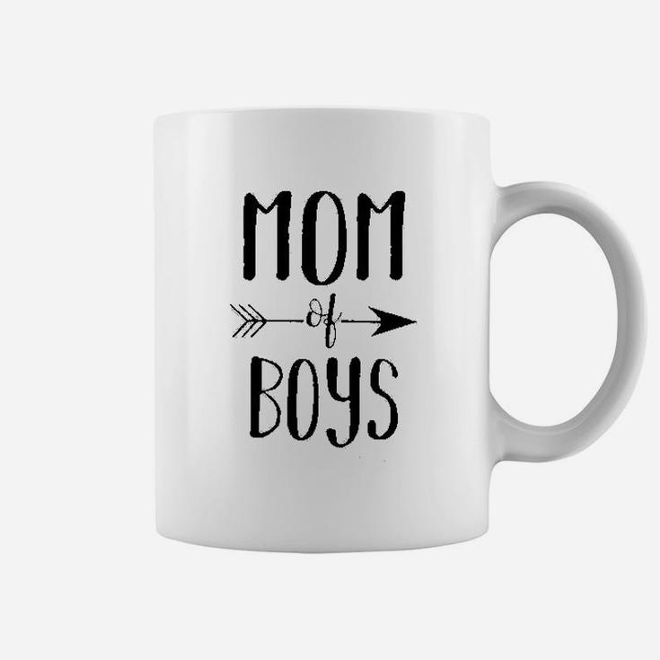 Mom Of Boys For Women Cute Mom With Sayings Funny Coffee Mug