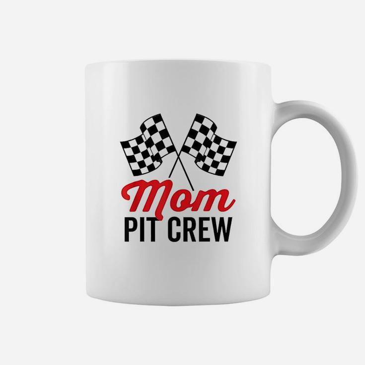 Mom Pit Crew For Racing Party Team Mommy Costume Coffee Mug