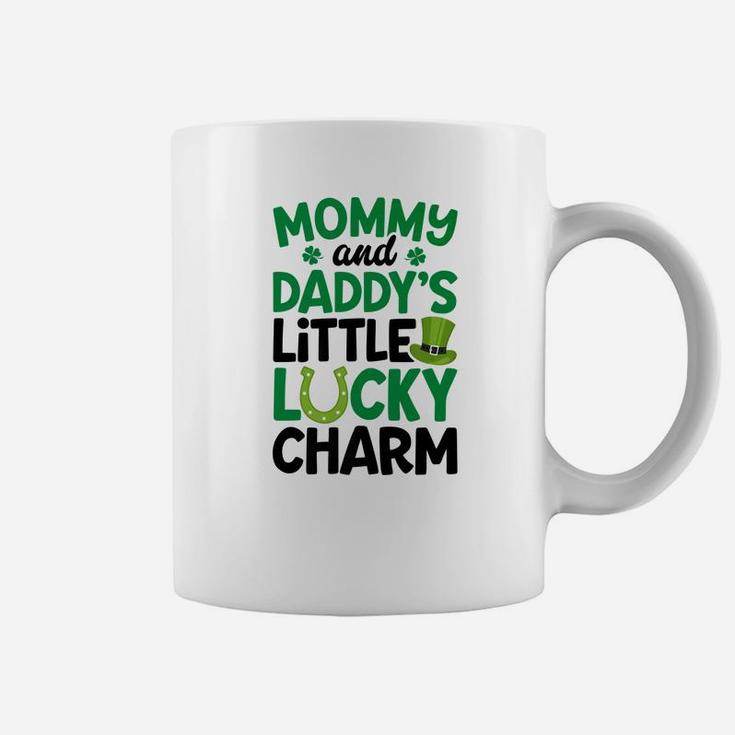 Mommy And Daddys Little Lucky Charm St Patricks Day Coffee Mug