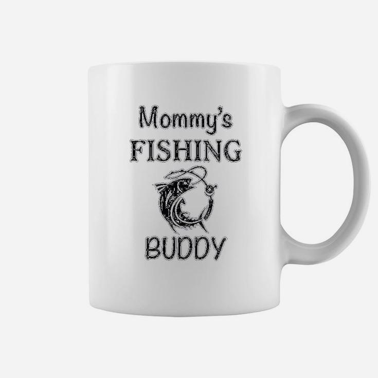 Mommy Fishing Buddy Mom Mothers Boy And Girl Coffee Mug