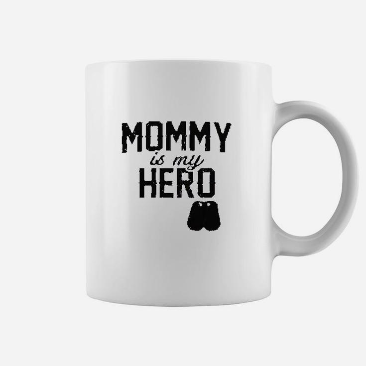 Mommy Is My Hero Military Dog Tags Coffee Mug