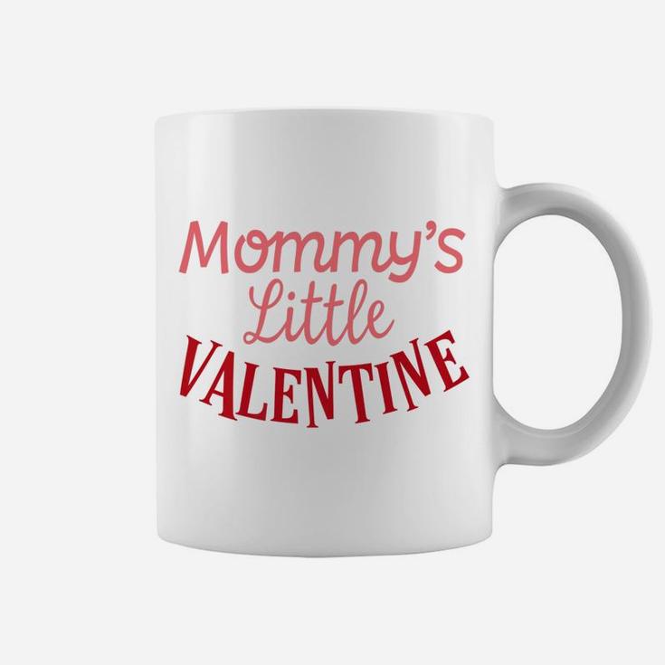 Mommys Little Valentine Day Mom Kids Boys Girls Coffee Mug