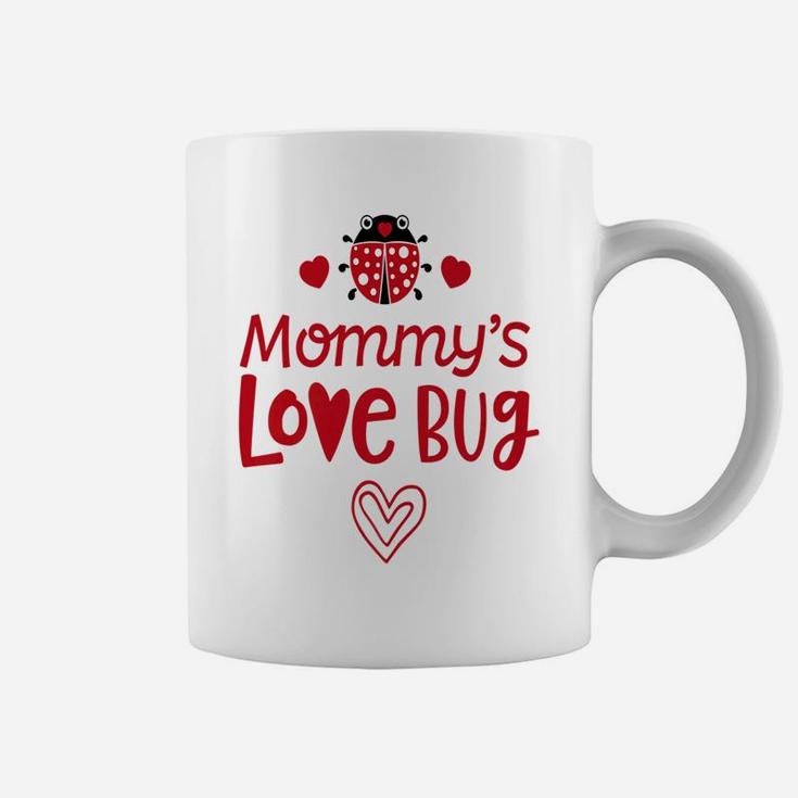 Mommys Love Bug Valentines Day Mom Kids Boys Girls Coffee Mug