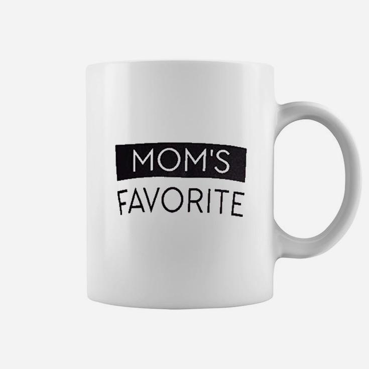 Moms Favorite Funny Son Brother Sibling Joke Mothers Day Coffee Mug