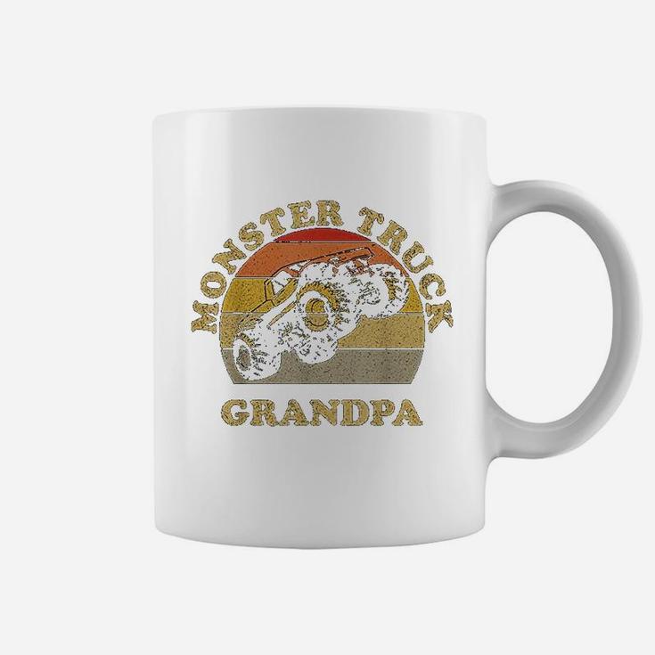 Monster Truck Grandpa For Grandfather Retro Vintage Coffee Mug