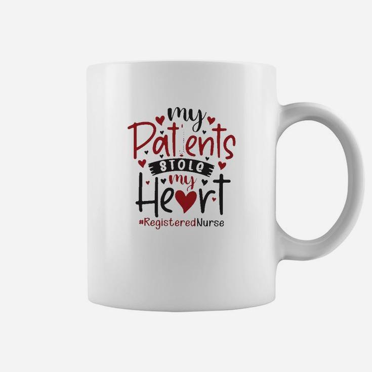 My Patients Stole My Heart Registered Nurse Coffee Mug