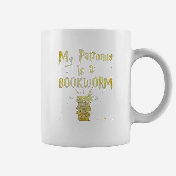 My Patronus Is A Bookworm - Funny Reading T-shirt Coffee Mug