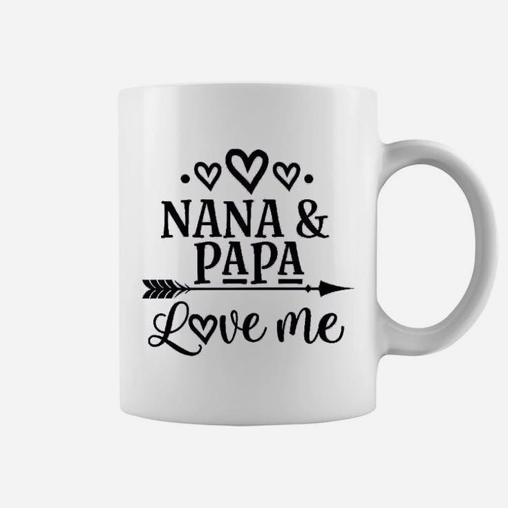 Nana Papa Love Me Grandchild, best christmas gifts for dad Coffee Mug