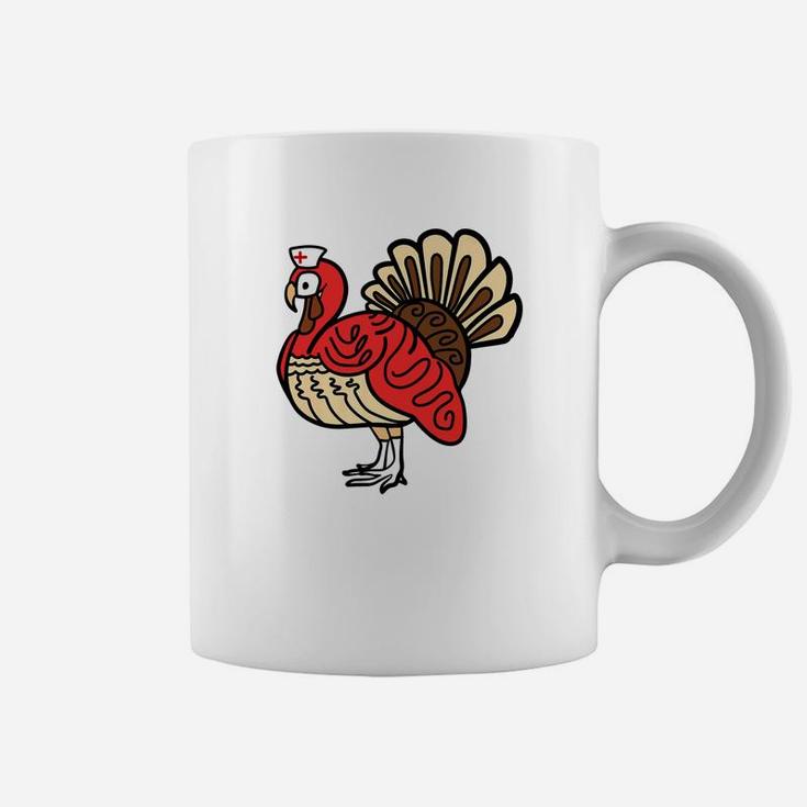 Nurse Turkey Funny Cute Thanksgiving Day Gift Coffee Mug