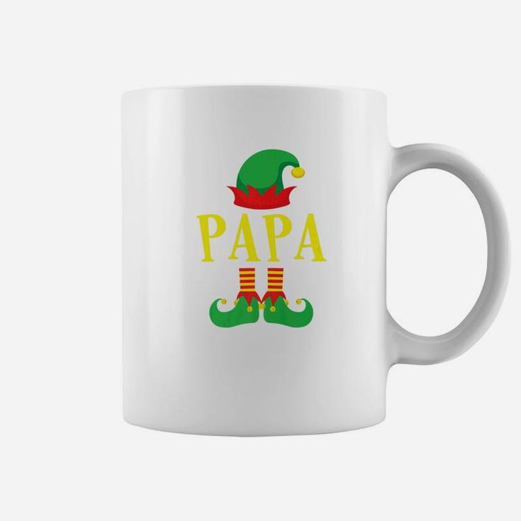 Papa Elf Christmas Shirt Family Matching Pajama Gift Coffee Mug