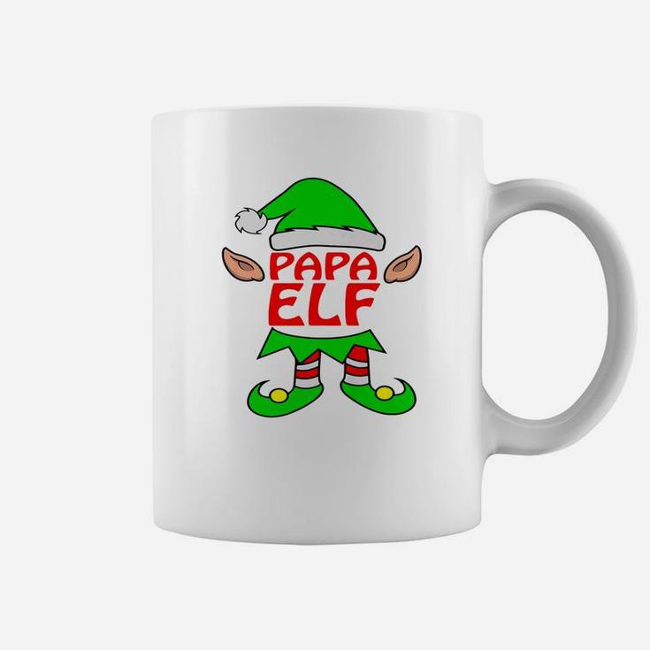 Papa Elf Dad Mom Family Matching Christmas Coffee Mug