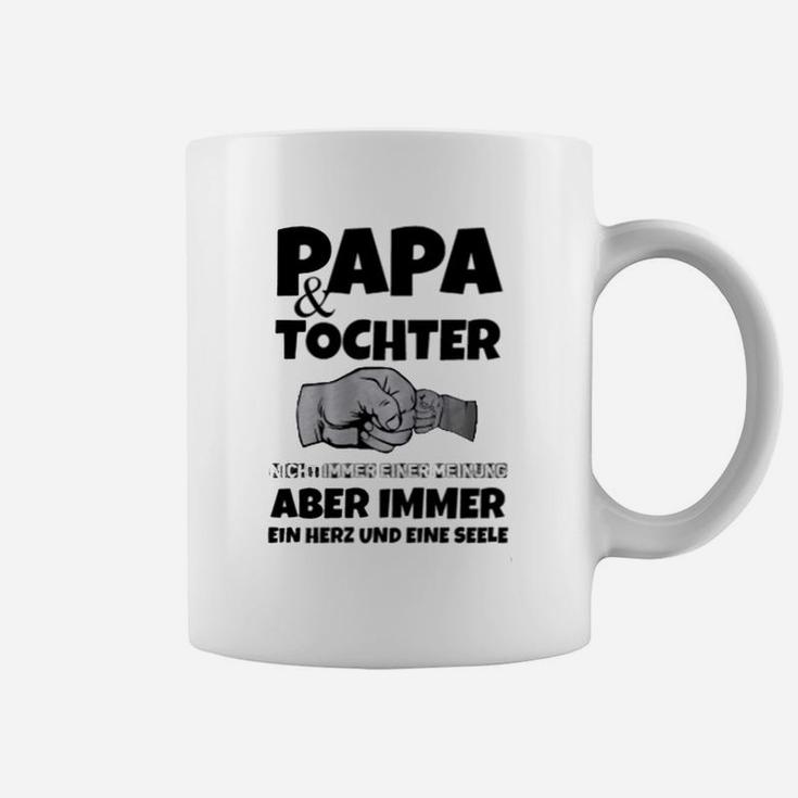 Papa & Tochter Herz und Seele Tassen, Partnerschafts Design