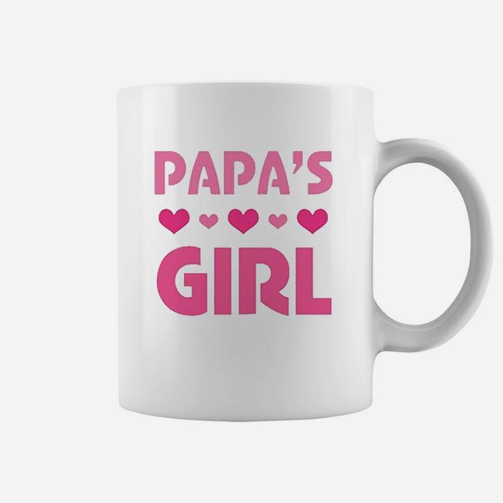 Papas Girl Granddaughter Gift, best christmas gifts for dad Coffee Mug