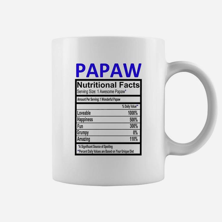 Papaw Nutritional Facts Coffee Mug