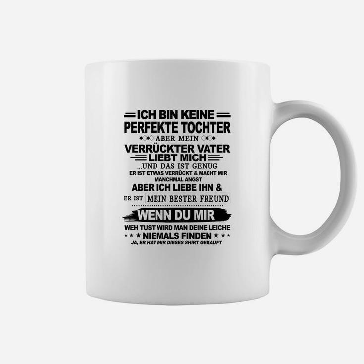 Personalisiertes Vater-Tochter Tassen, Spruch Design für Geburtstage