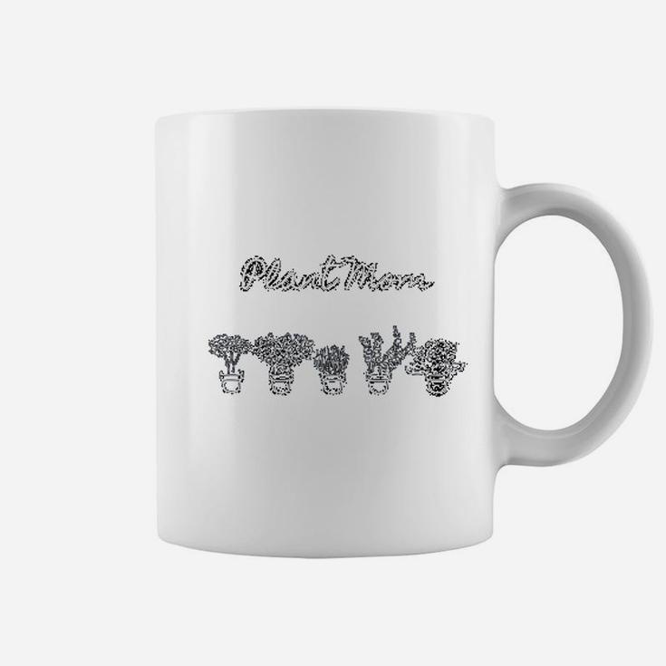 Plant Mom Plant Lover Icons Minimalist Design Coffee Mug