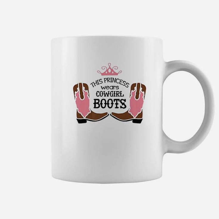 This princess wears cowboy boots western Coffee Mug