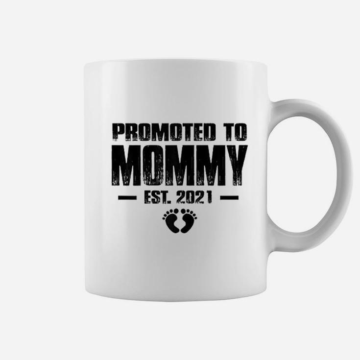 Promoted To Mommy Est 2021 Best Mothers Gifts New Mom Coffee Mug