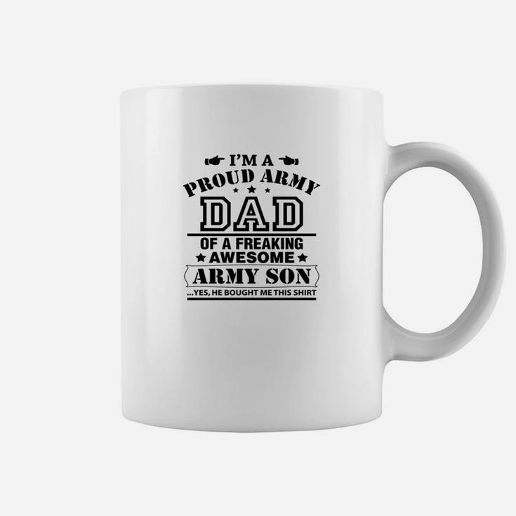 Proud Army Dad Of A Army Son Coffee Mug