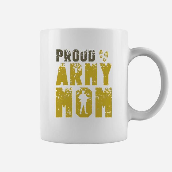 Proud Army Mom Us Soldier For Mother Shirt Coffee Mug