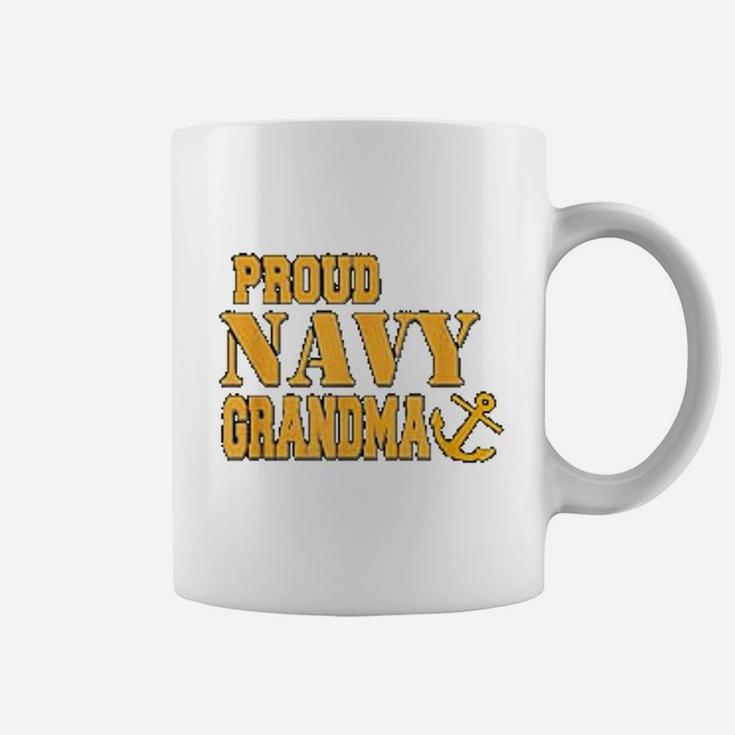 Proud Us Navy Grandma Military Pride Coffee Mug