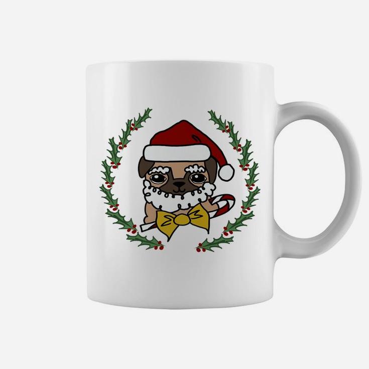 Pug Funny Dog Christmas Santa Gift Coffee Mug