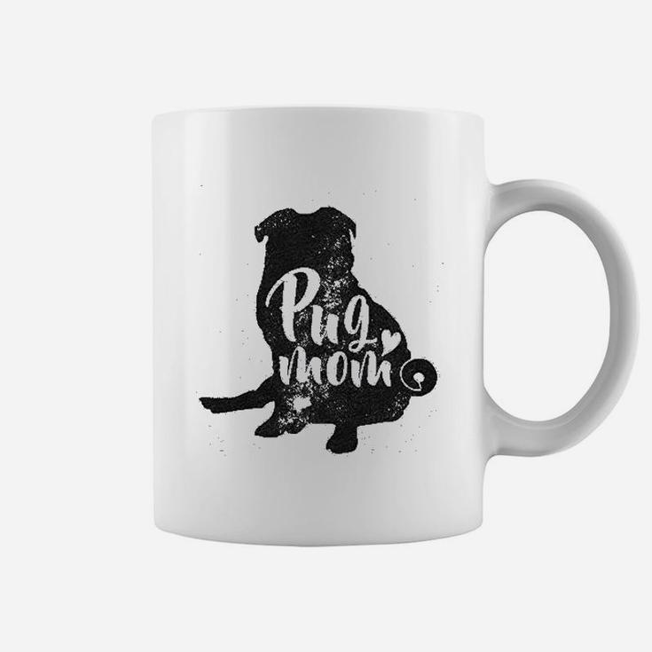 Pug Mom Funny Gift For Dog Mom Pet Owner Lover Vintage Graphic Coffee Mug