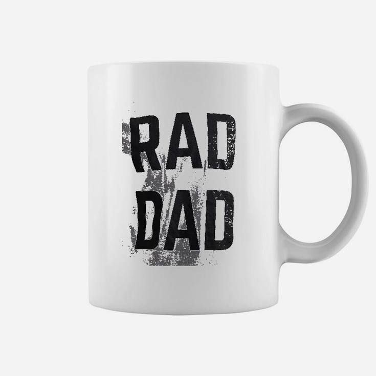 Rad Dad Funny Cool Dad Joke Humor Daddy Fathers Day Grandpa Fathers Coffee Mug