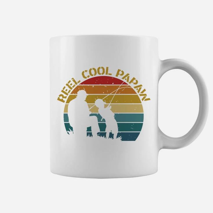Reel Cool Papaw Cool Fishing Dad Gift Idea Coffee Mug