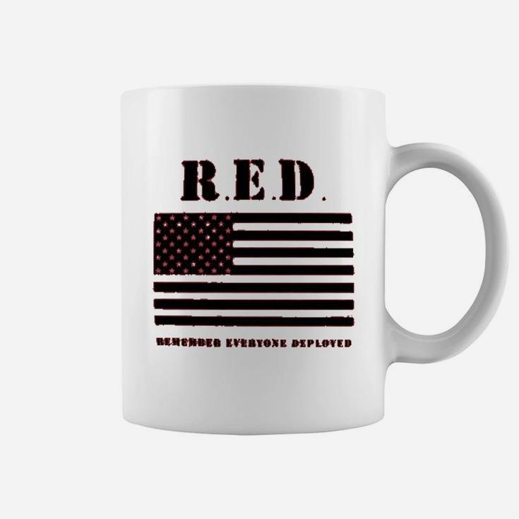 Remember Everyone Deployed Red Friday Flag Military Coffee Mug