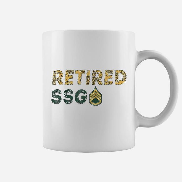 Retired Ssg Staff Sergeant Army Coffee Mug