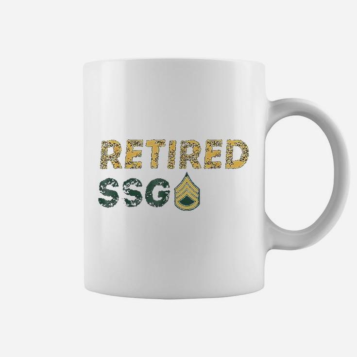 Retired Ssg Staff Sergeant Army Coffee Mug