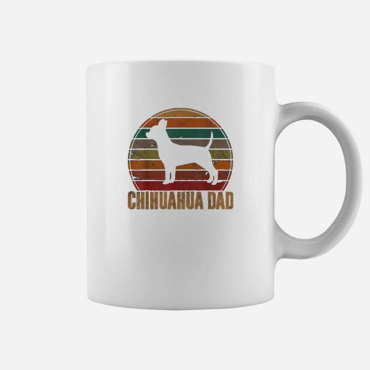 Retro Chihuahua Dad Gift Chi-chi Daddy Dog Owner Pet Father Coffee Mug
