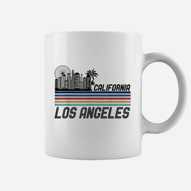 Retro Los Angeles Skyline Vintage 70s Los Angeles Coffee Mug