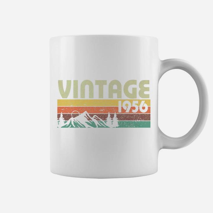 Retro Vintage 1956 Graphics 66th Birthday Gift 66 Years Old  Coffee Mug