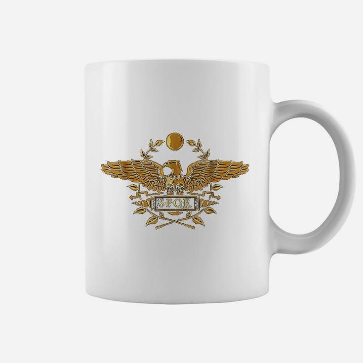Roman Empire Gold Eagle Vintage History Coffee Mug