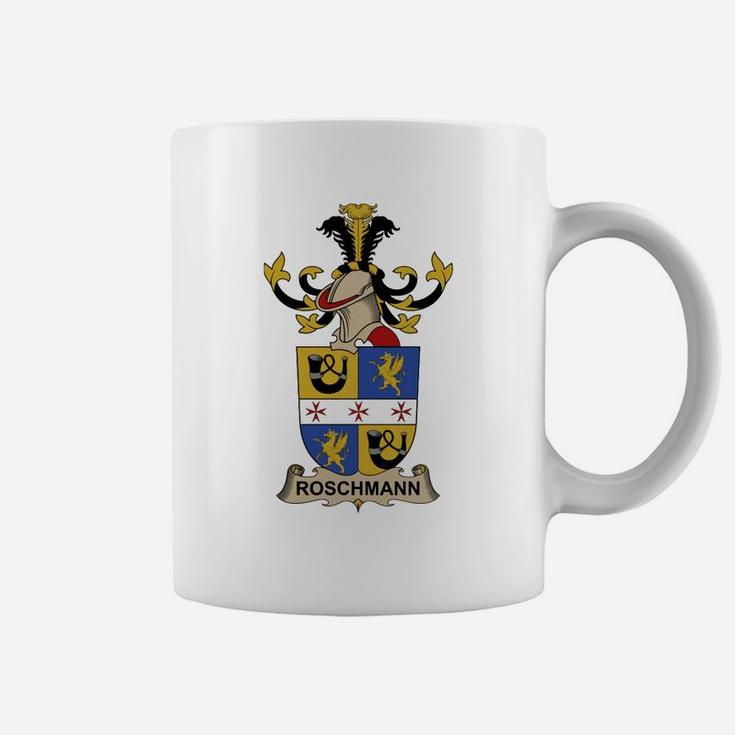 Roschmann Family Crest Austrian Family Crests Coffee Mug
