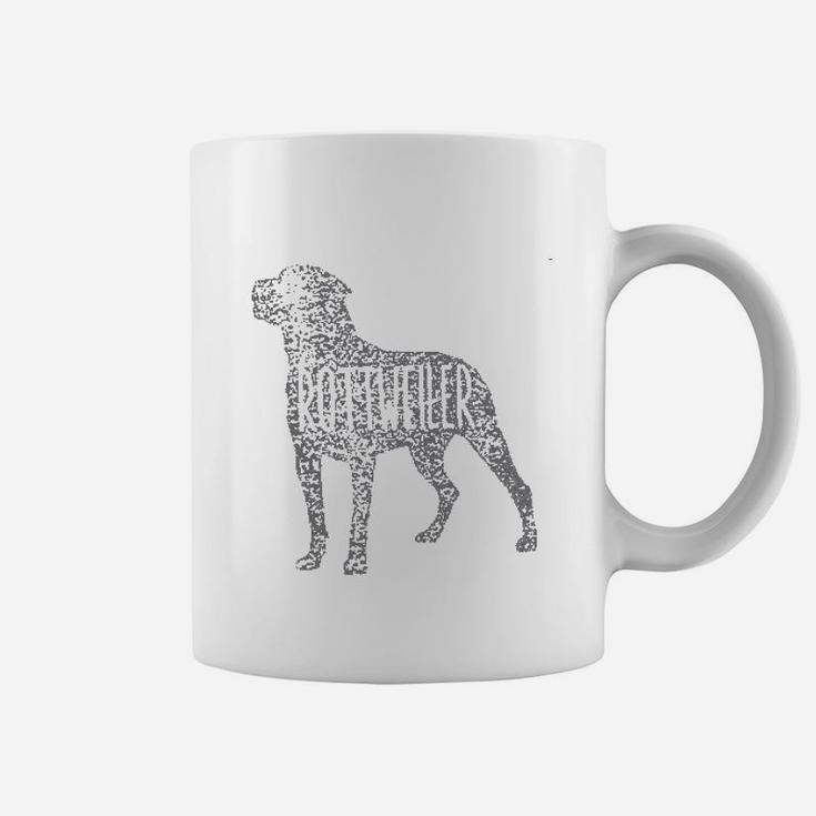 Rottweiler Dog Silhouette Coffee Mug