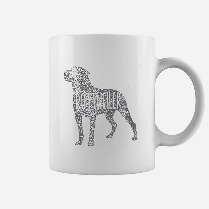 Rottweiler Dog Silhouettes Coffee Mug