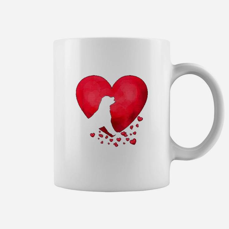 Rottweiler Heart Valentine Day Pet Puppy Dog Lover Coffee Mug