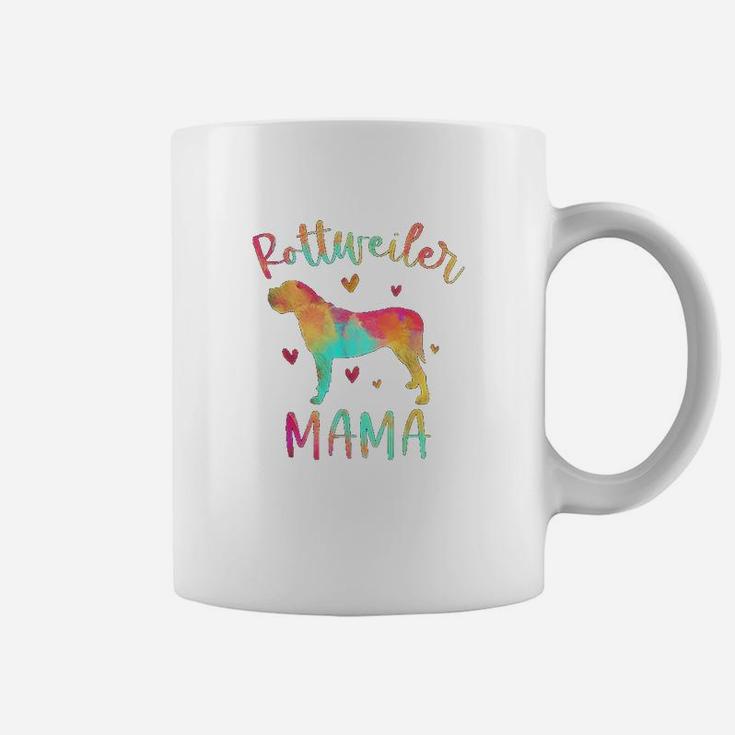Rottweiler Mama Colorful Rottie Gifts Dog Mom Coffee Mug