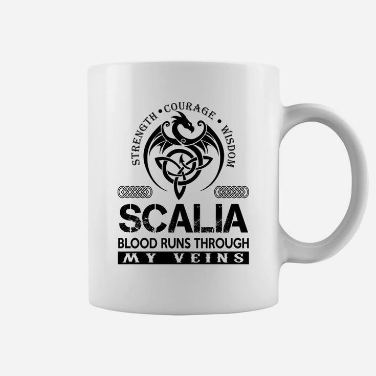 Scalia Shirts - Scalia Blood Runs Through My Veins Name Shirts Coffee Mug