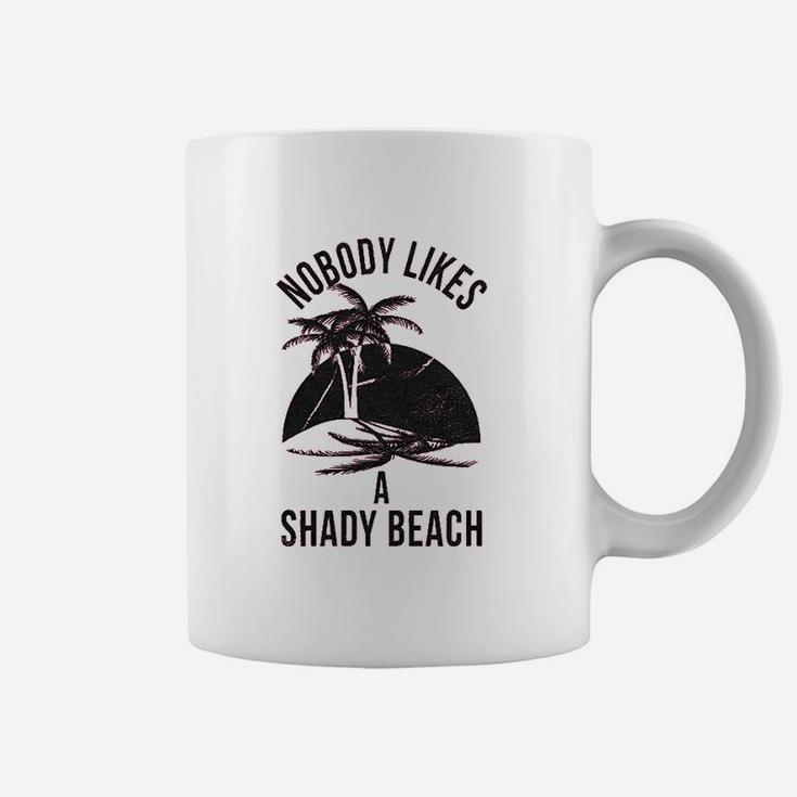Shady Beach Funny Cute Vacation Vintage Coffee Mug