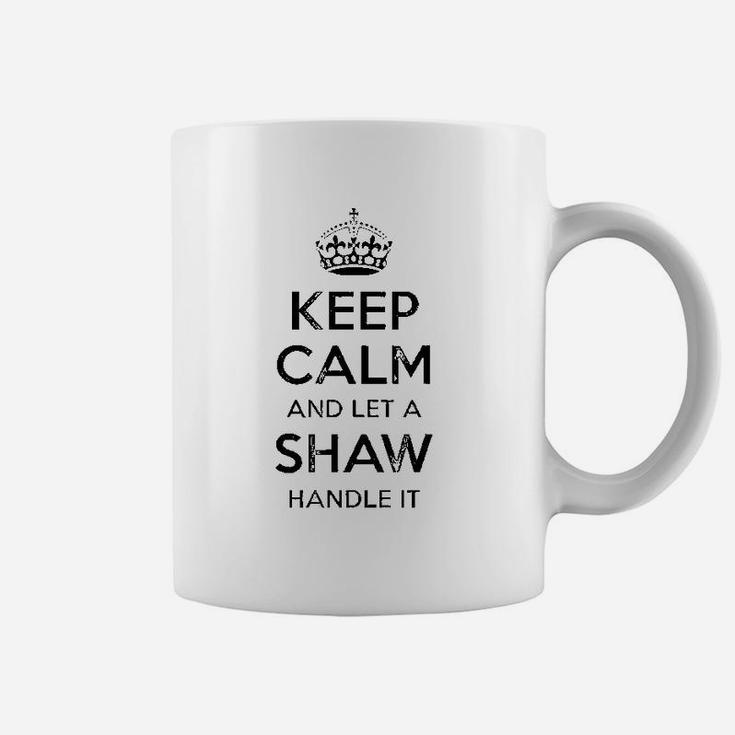 Shaw Funny Surname Family Tree Birthday Reunion Gift Idea Coffee Mug