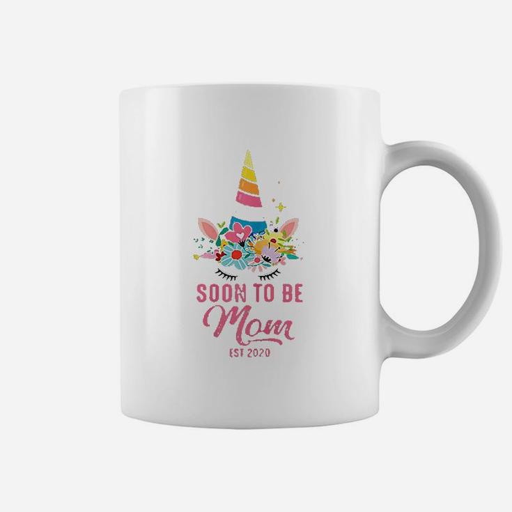 Soon To Be Mom 2020 Costume Unicorn Gender Reveal Gift Coffee Mug