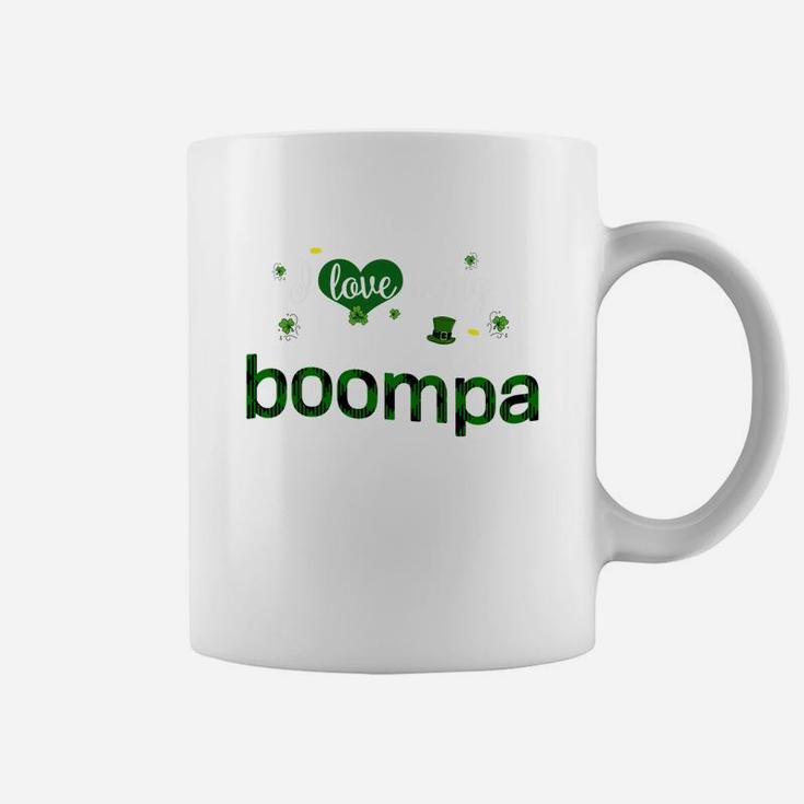 St Patricks Day Cute Shamrock I Love Being Boompa Heart Family Gifts Coffee Mug